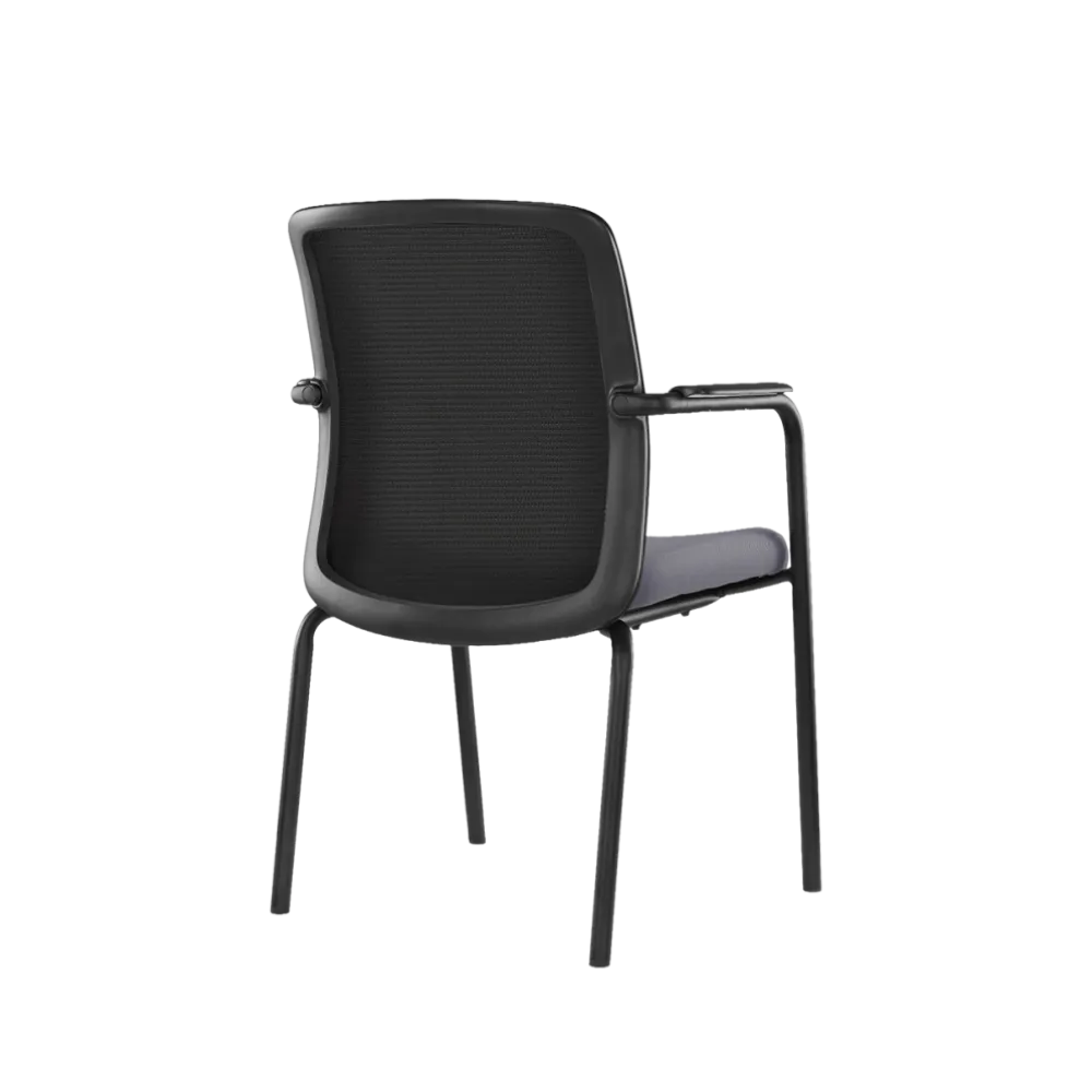 Chaise de réunion et formation FORMO G334 en acier gris
