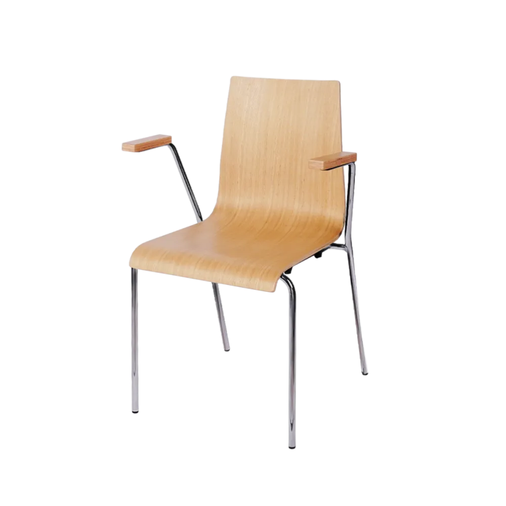 Chaise professionnelle TEXAS 0390 en bois et acier