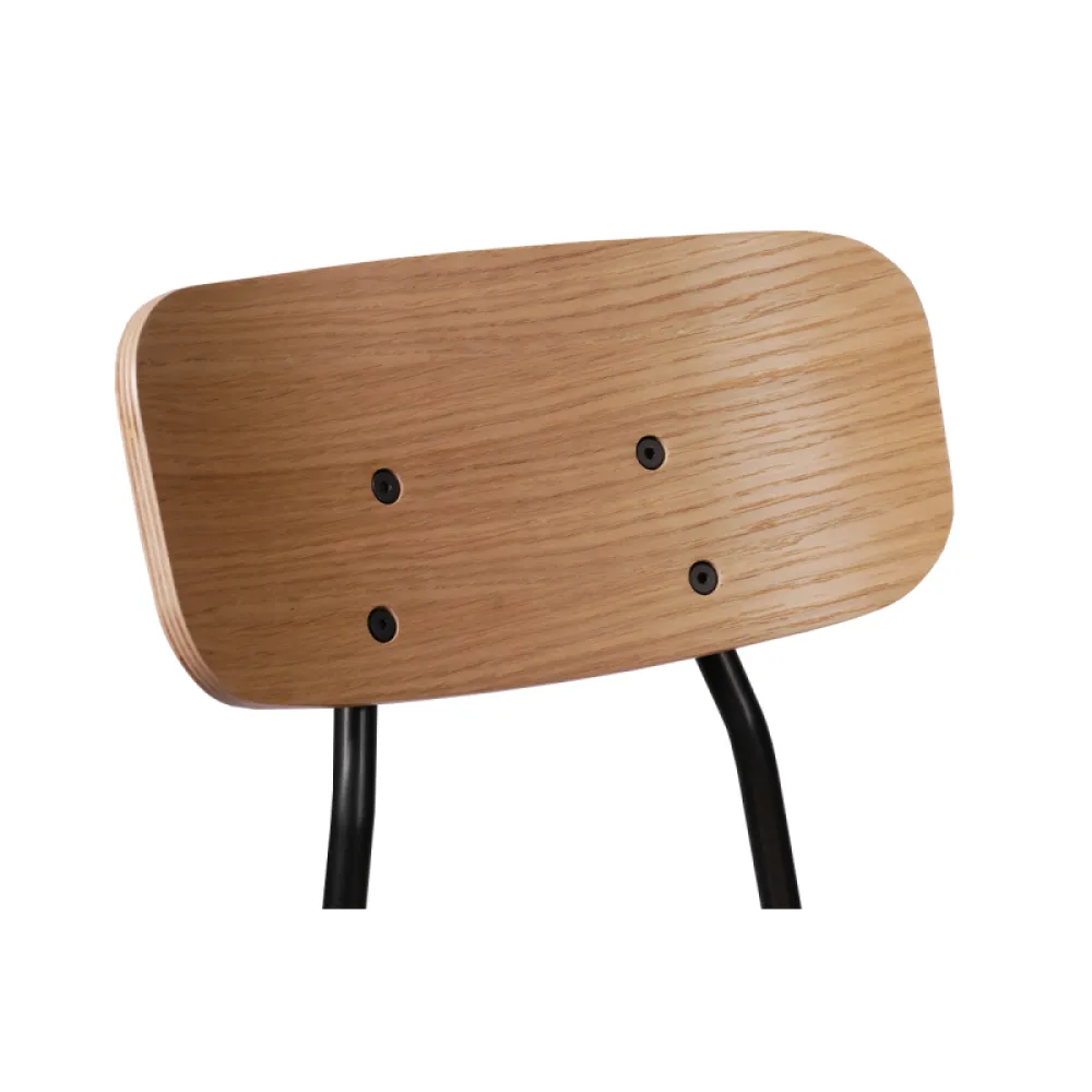 Chaise professionnelle ARIZONA BL NATURAL en chêne et acier