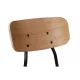 Chaise professionnelle ARIZONA BL NATURAL en chêne et acier