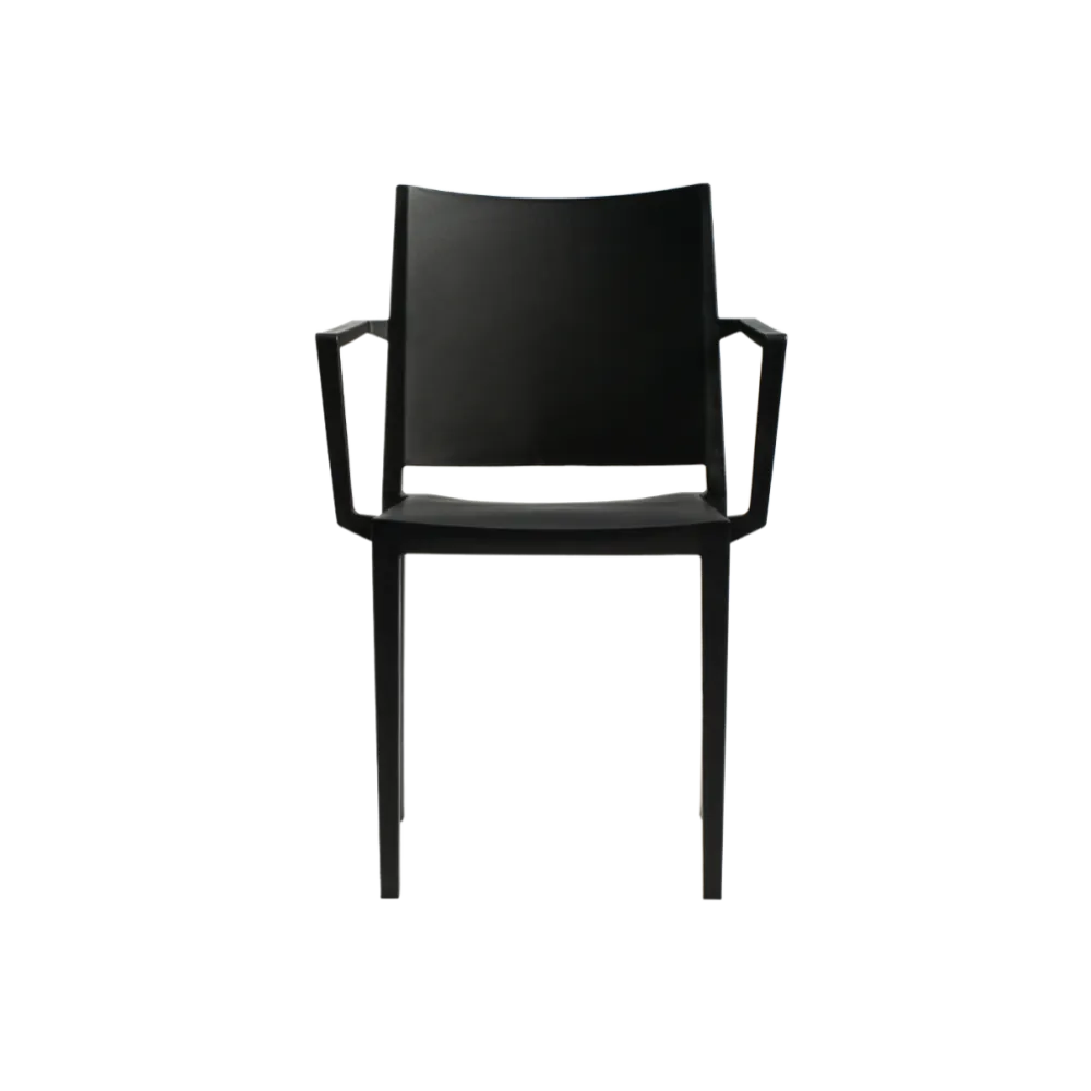 Chaise professionnelle GOMERA noire empilable