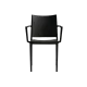 Chaise professionnelle GOMERA noire empilable