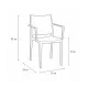 Chaise professionnelle GOMERA noire empilable
