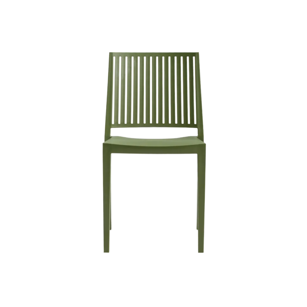 Chaise professionnelle empilable GOMERA 215 verte