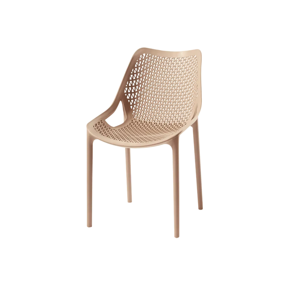 Chaise empilable CLOUD 130 en plastique résistant aux UV