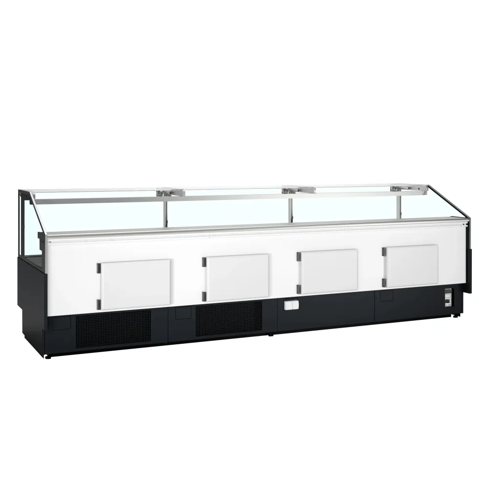 Vitrine réfrigérée professionnelle TEFCOLD SOCA-F37590B noire 3798 mm