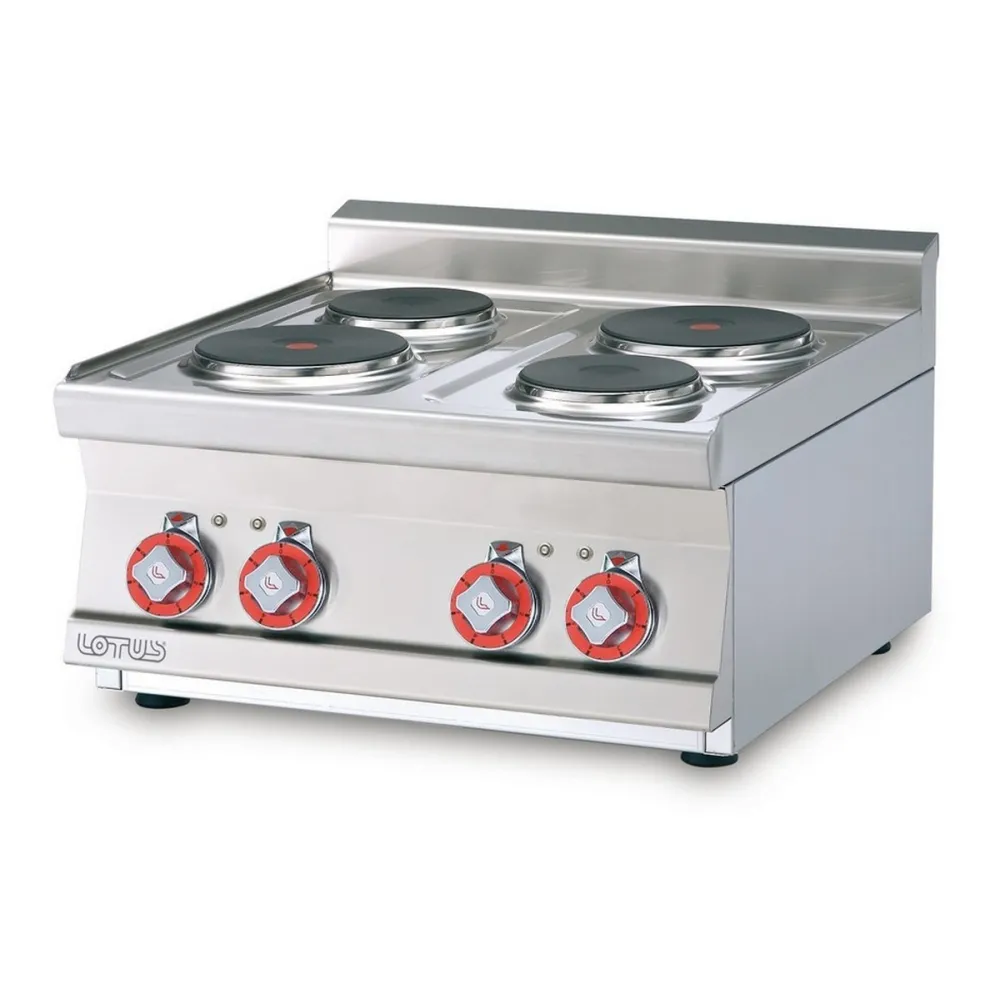 Plaque de cuisson professionnelle 4 feux LOTUS PCT-66ET