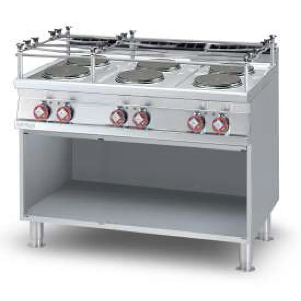 Piano de cuisson électrique LOTUS PC-712ETX avec meuble neutre