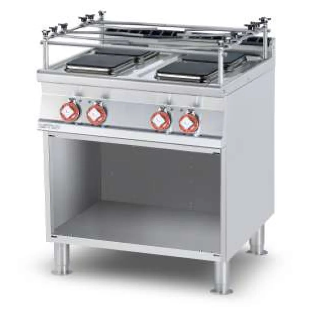Plaque de cuisson électrique avec meuble neutre LOTUS PCQ-78ETX