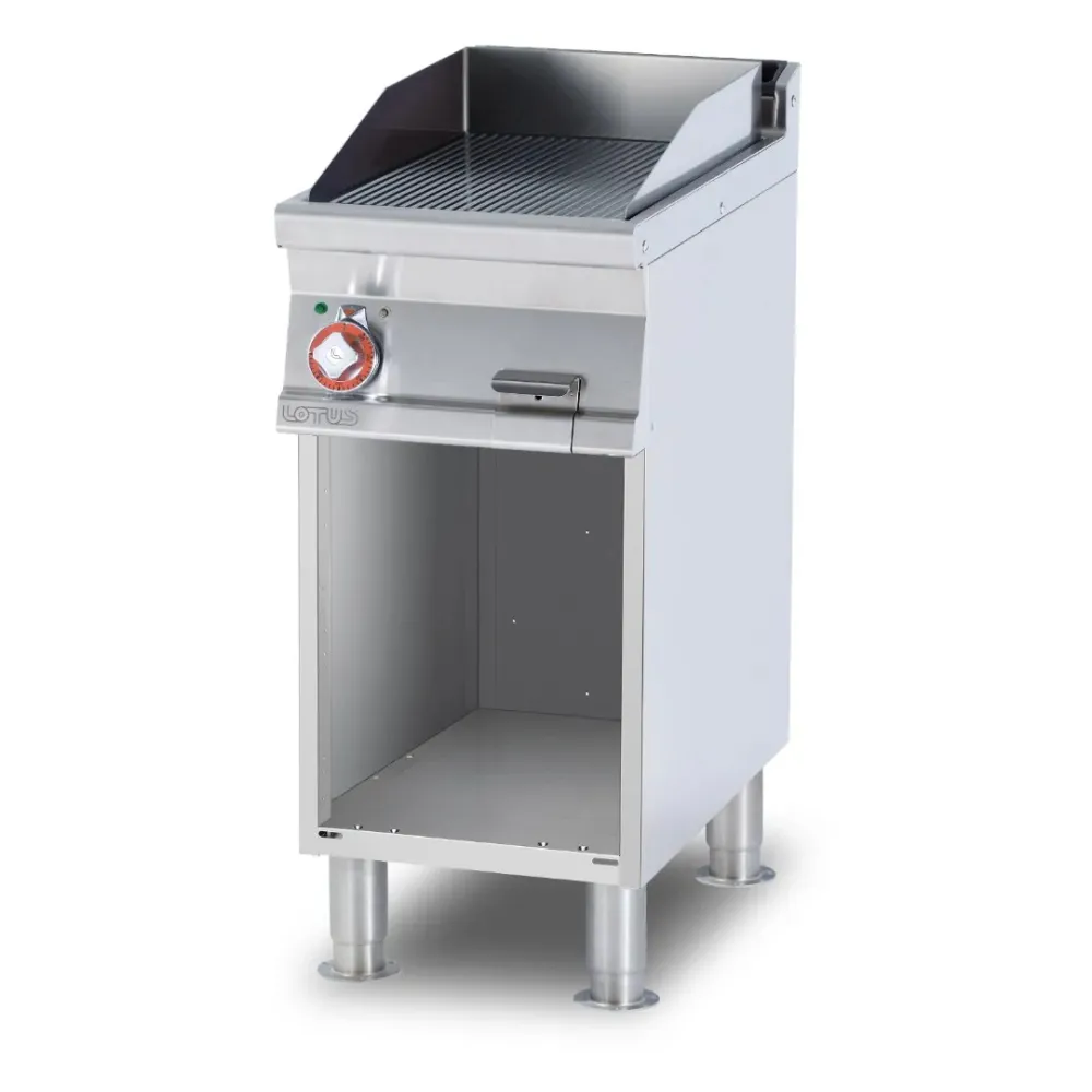 Plaque de cuisson électrique à nervures LOTUS FTR-74ETX avec meuble de rangement