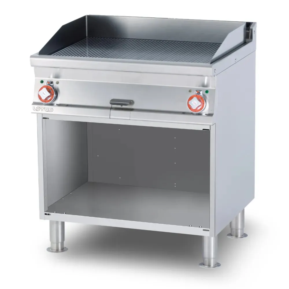 Plaque de cuisson électrique nervurée LOTUS FTR-78ETX avec meuble de rangement