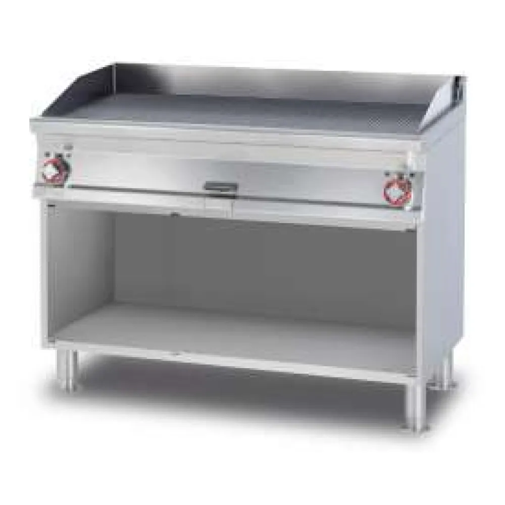Plaque de cuisson électrique riblée chrome dur LOTUS FTR-712ETSX