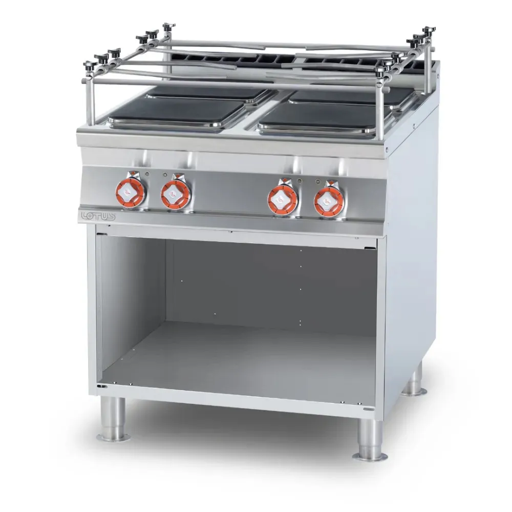 Range électrique 90 cm avec meuble neutre LOTUS PCQ-98ETX