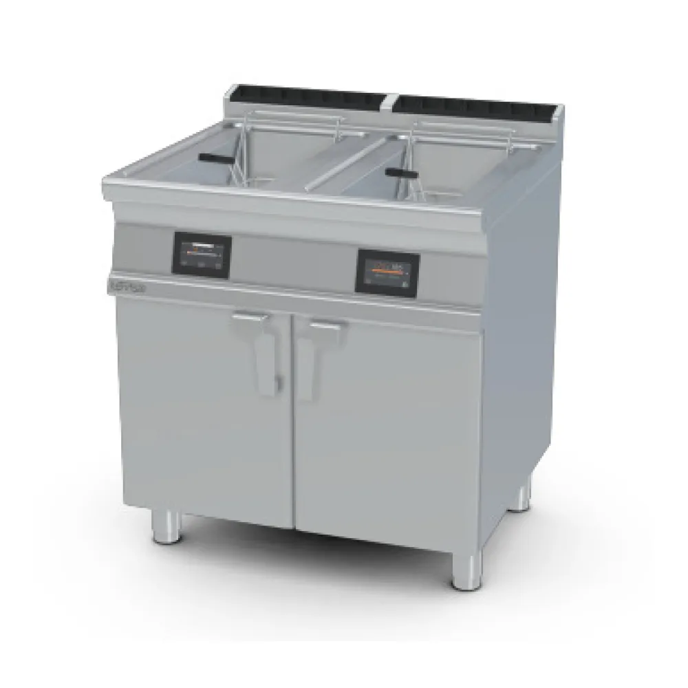 Friteuse électrique LOTUS 18+18 L à écran tactile 4,3
