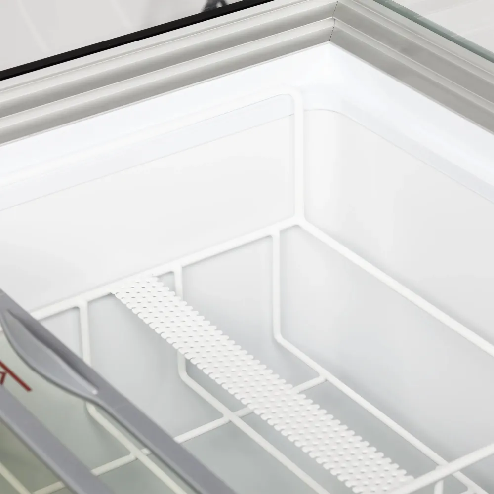 Congélateur vitrine sur socle TEFCOLD 144 L IC202SCE-SO
