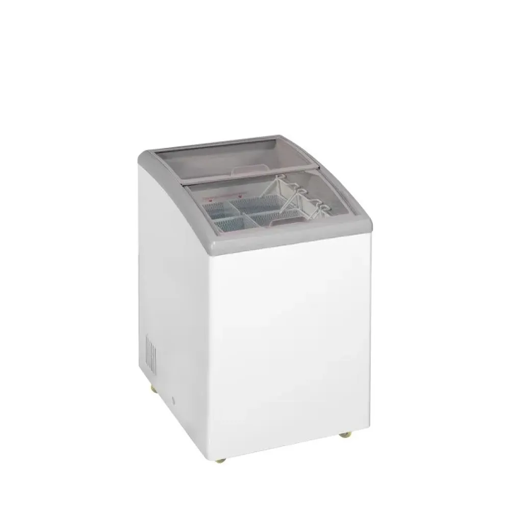 Vitrine à glaces professionnelle 110 L TEFCOLD IDC152-W1 blanche