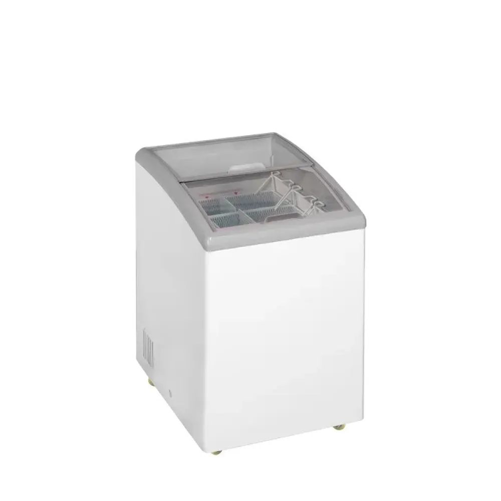 Vitrine à glaces professionnelle 110 L TEFCOLD IDC152-W1 blanche