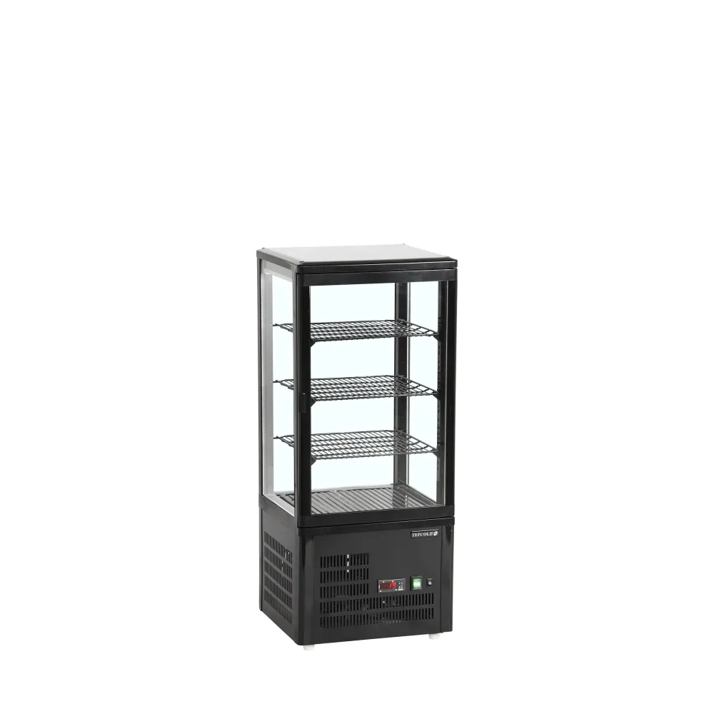 Vitrine réfrigérée TEFCOLD UPD80-BLACK noire 80 L