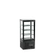 Vitrine réfrigérée TEFCOLD UPD80-BLACK noire 80 L