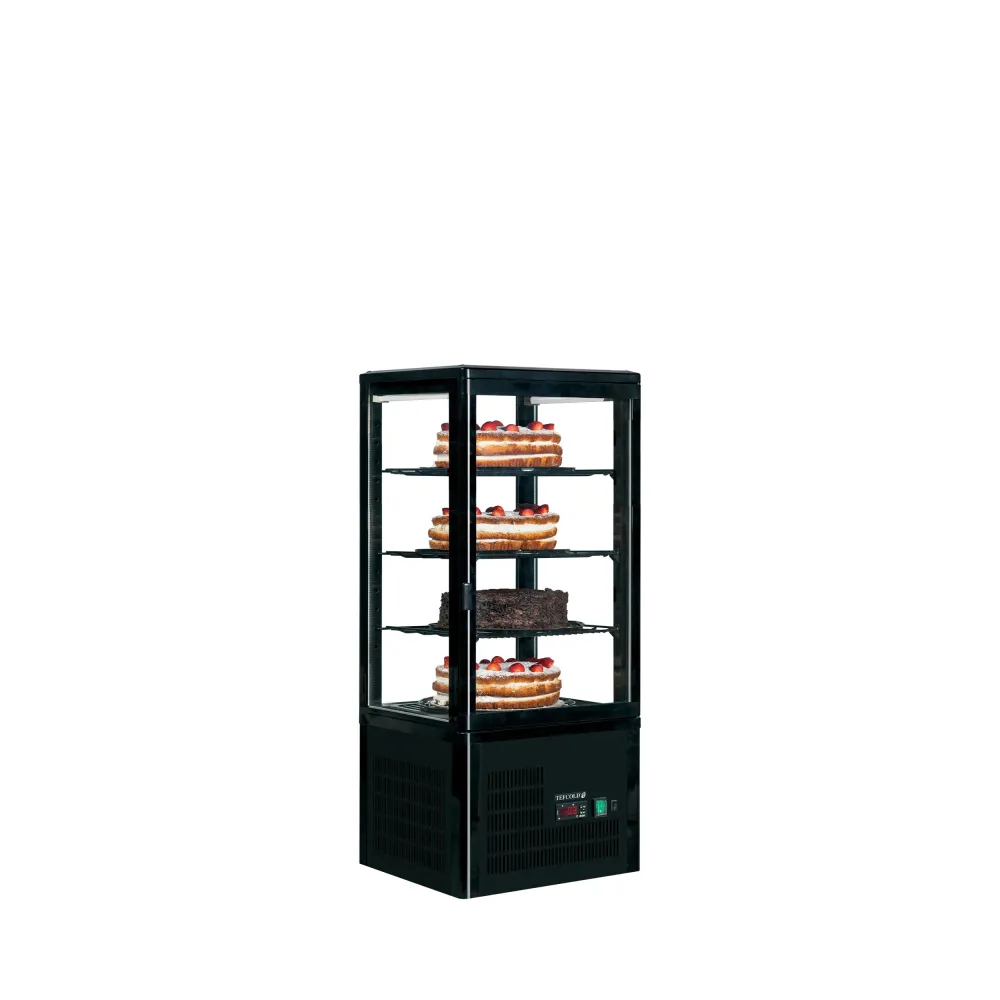 Vitrine réfrigérée TEFCOLD UPD80-BLACK noire 80 L