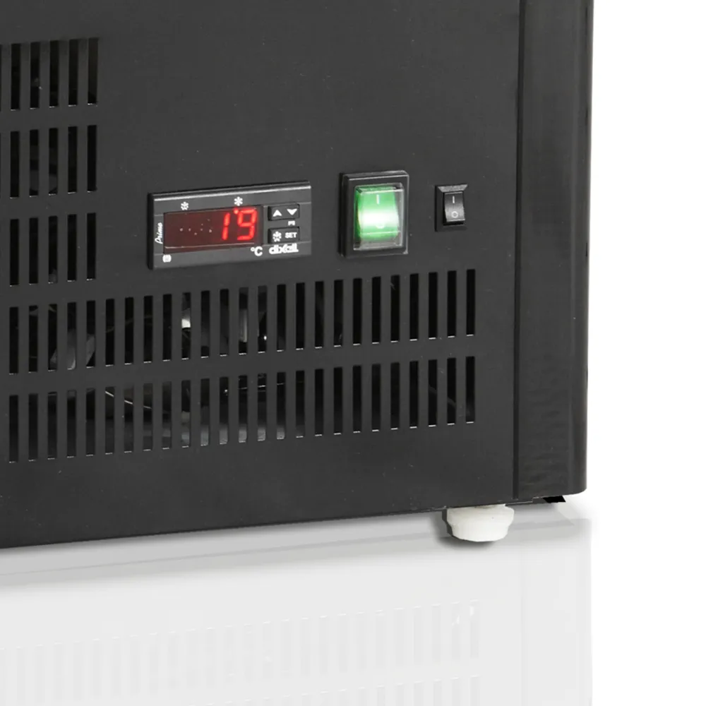 Vitrine réfrigérée TEFCOLD UPD80-BLACK noire 80 L