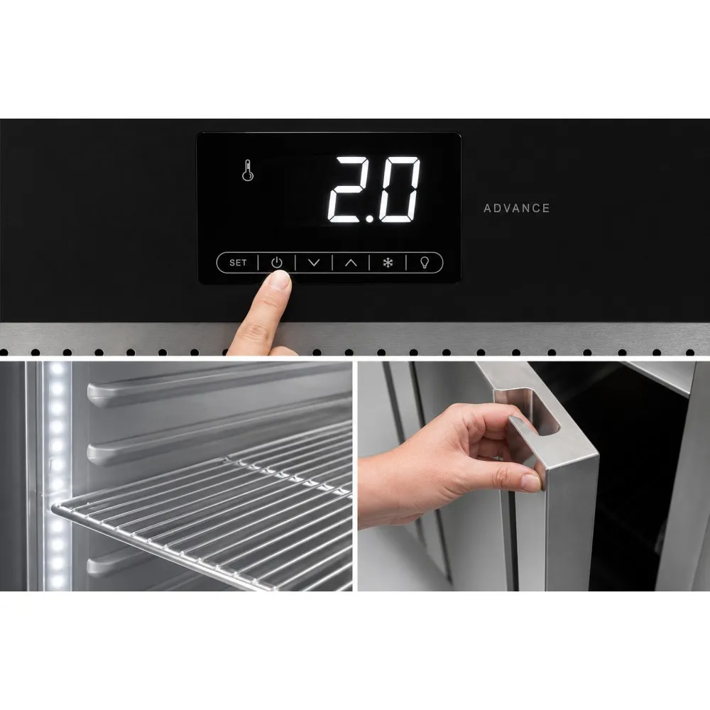 Armoire réfrigérée vitrée FAGOR CUN-22G GD 1332 L GN 2/1