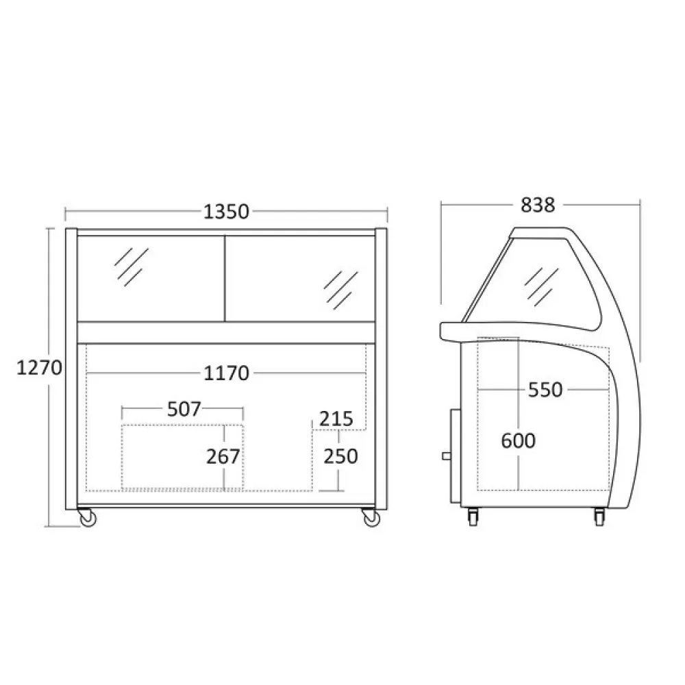 Vitrine réfrigérée pour glaces 400 L SCANDOMESTIC SIC9WBL