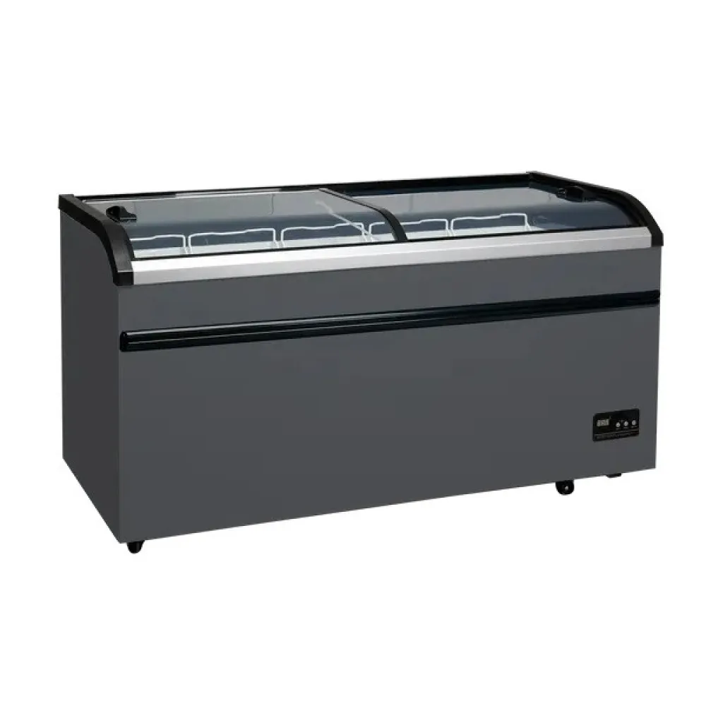 Vitrine réfrigérée et congélateur combiné 488 L SCANDOMESTIC SIF500GC