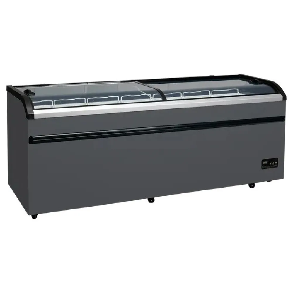 Vitrine réfrigérée et congélateur combiné 669 L SCANDOMESTIC SIF670GC