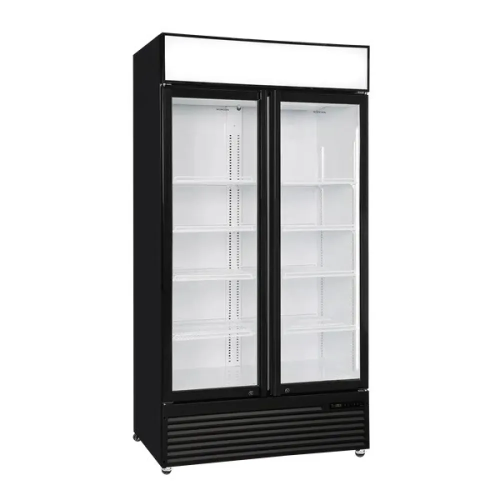 Vitrine réfrigérée professionnelle 776 L SCANDOMESTIC DCC802BWD