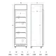 Armoire réfrigérée vitrée 386 L SCANDOMESTIC DCC420BWD noire