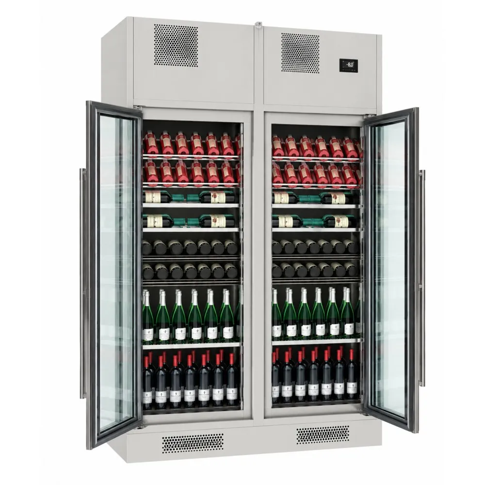 Armoire à vin professionnelle noire FAGOR FWC-2602-T1-C-LR-W-BLA