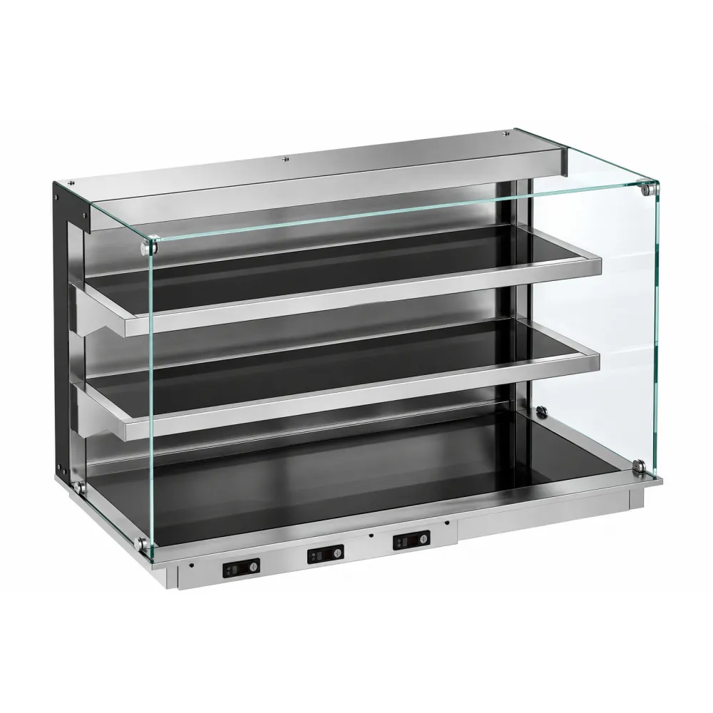 Vitrine chauffante WALL TYPE 4 GN1/1 DDHVC7-W-3-4