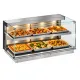 Vitrine chauffante avec portes coulissantes 4 GN1/1 DDHVC7-S-CL-2-4