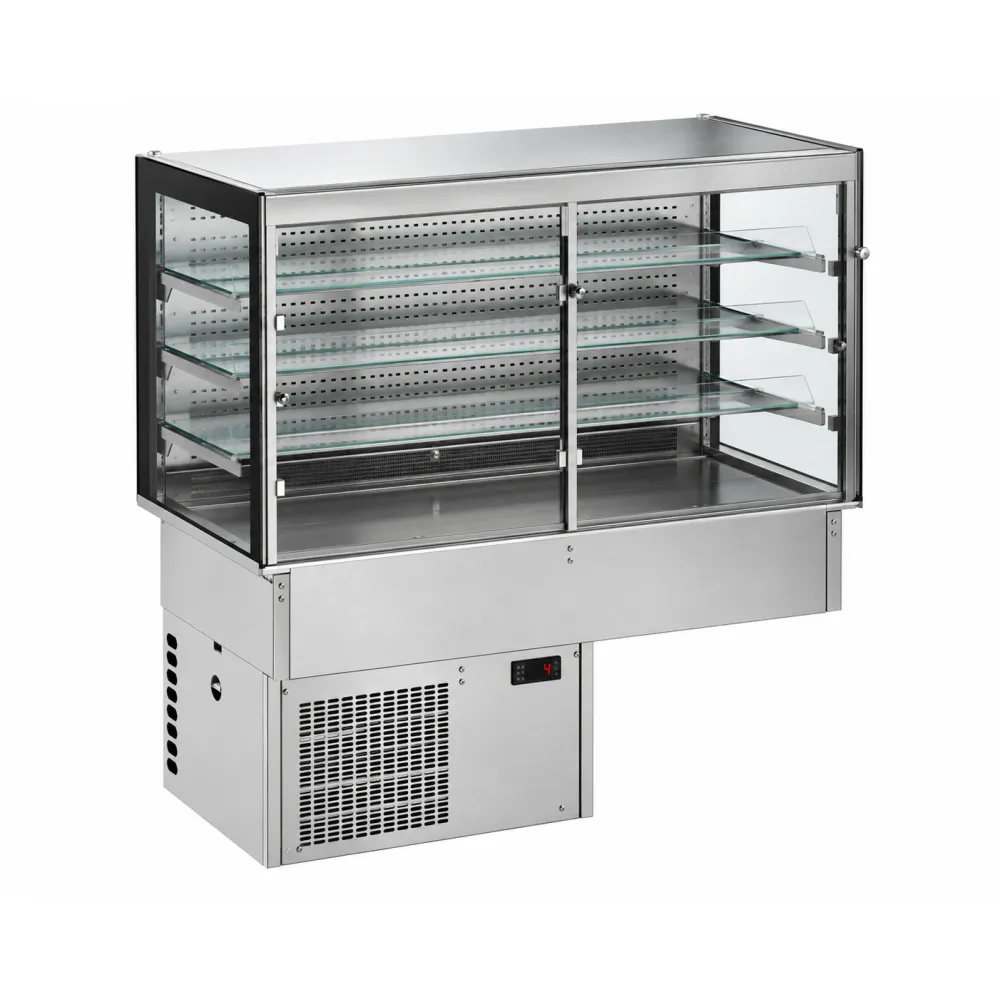 Vitrine réfrigérée WALL TYPE 2 GN1/1 DROP-IN DDRVC7-W-CP-3-2