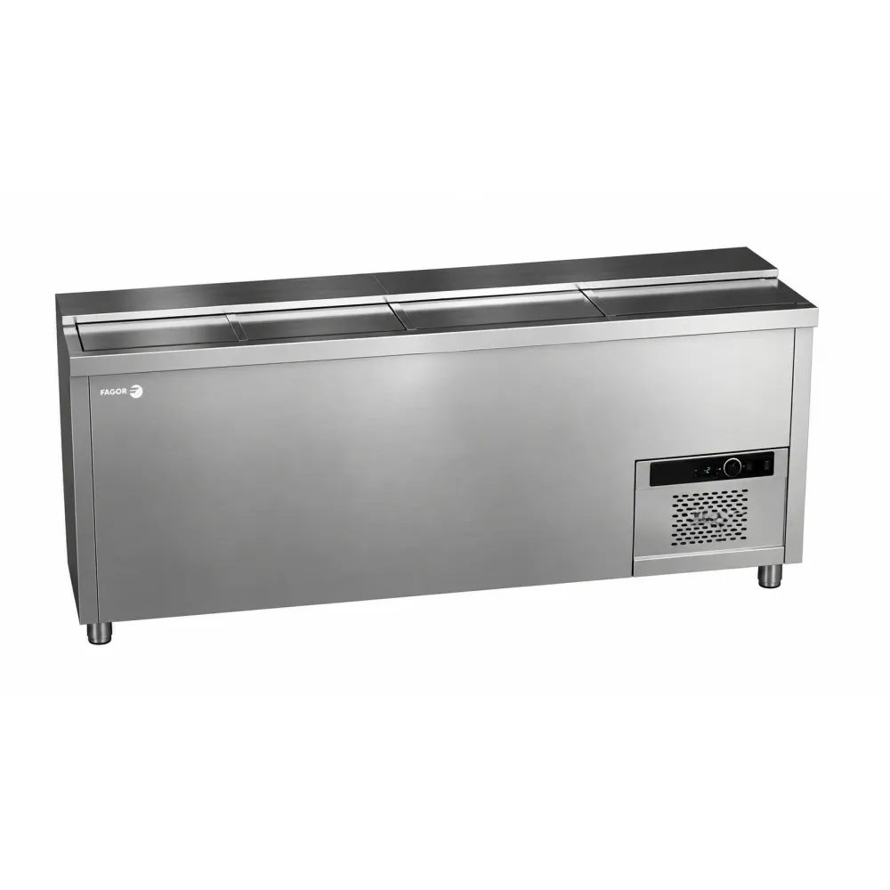 Réfrigérateur de bar à chargement par le haut 539L TLC-4 SS