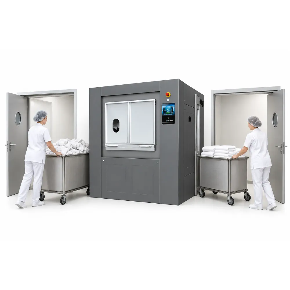 Lave-linge sanitaire à barrière DUAL AS-100 ES ET2