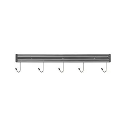 MAGNETIC STRIP WITH HOOKS 45 cm