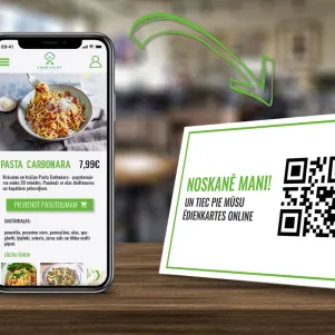 Menus du restaurant avec code QR