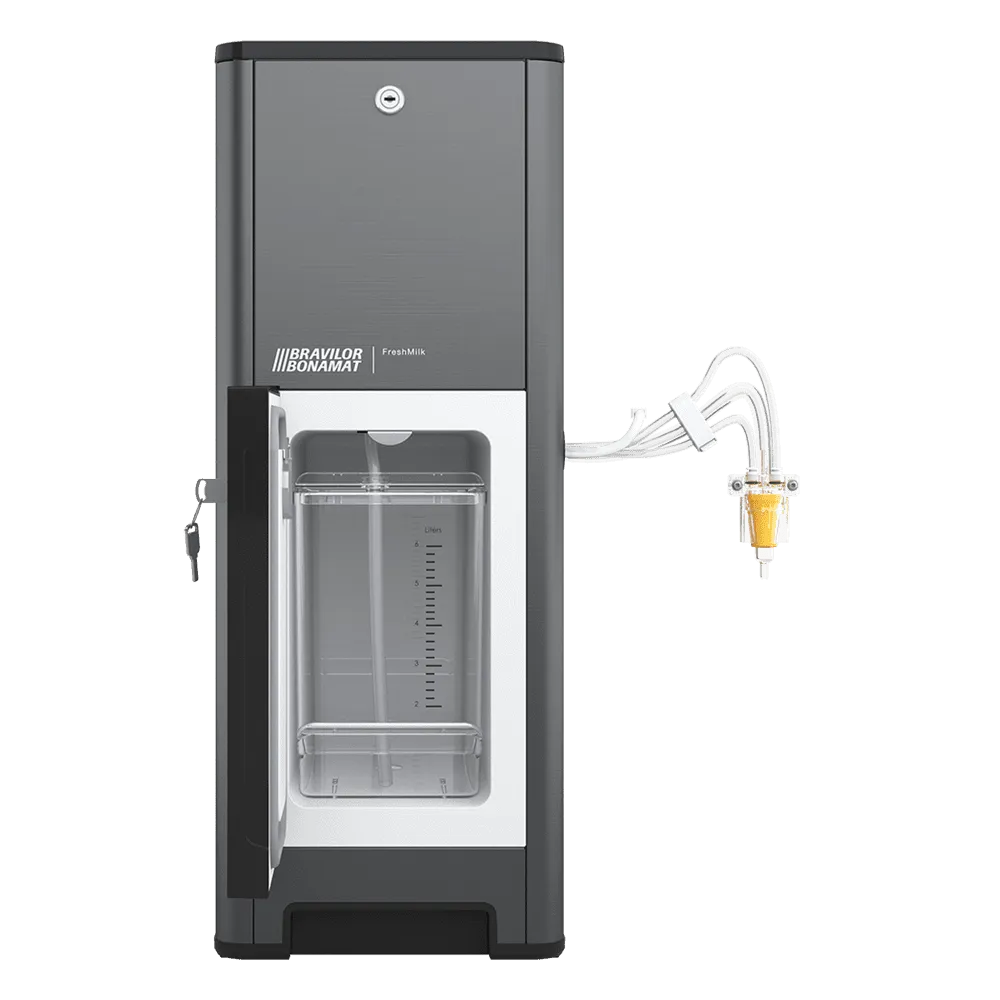 Mousseur de lait frais