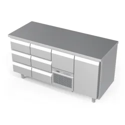 Table de refroidissement avec tiroirs P345 1720 mm