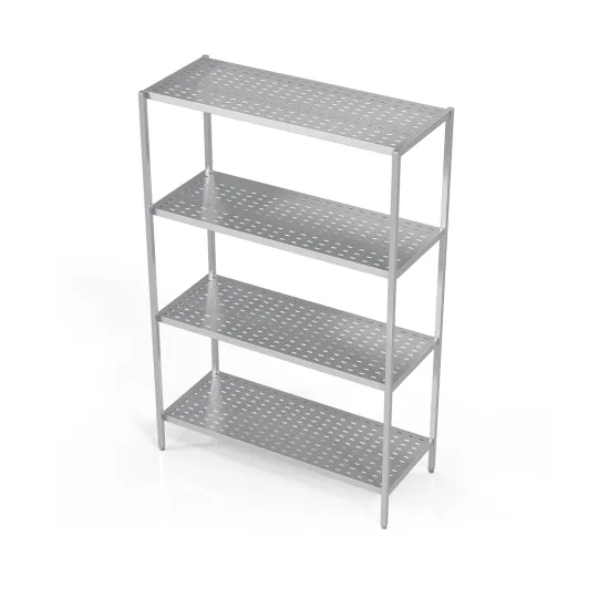 Perforated shelves 400