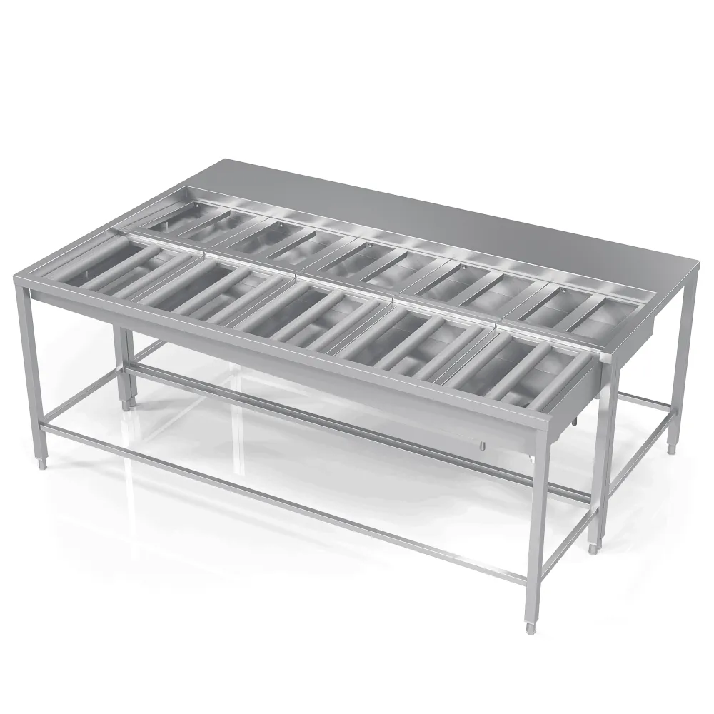 Sortie de table avec des rouleaux A 1500