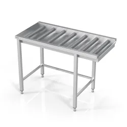 Table à rouleaux sans évier 1400