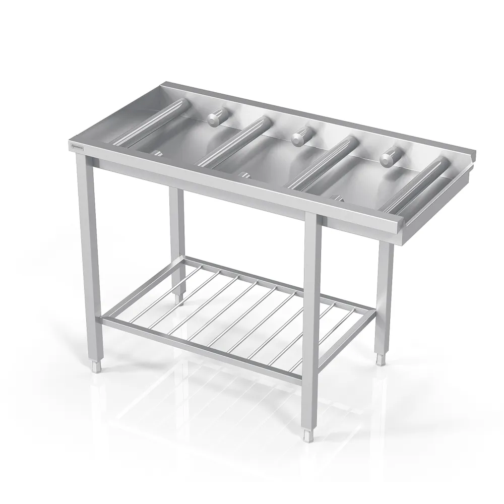 Table avec des petits et gros rouleaux 2600