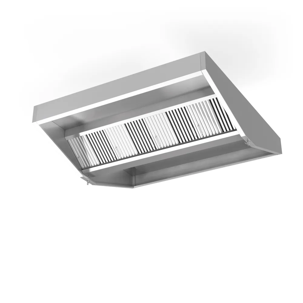 Hotte de ventilation centrale îlot avec filtres HNCA 1600