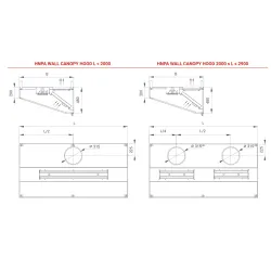 Hotte d'échappement HNPA 2800