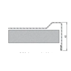 Stainless steel table top 1000