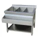 Bar station with basins and bottle racks 1100