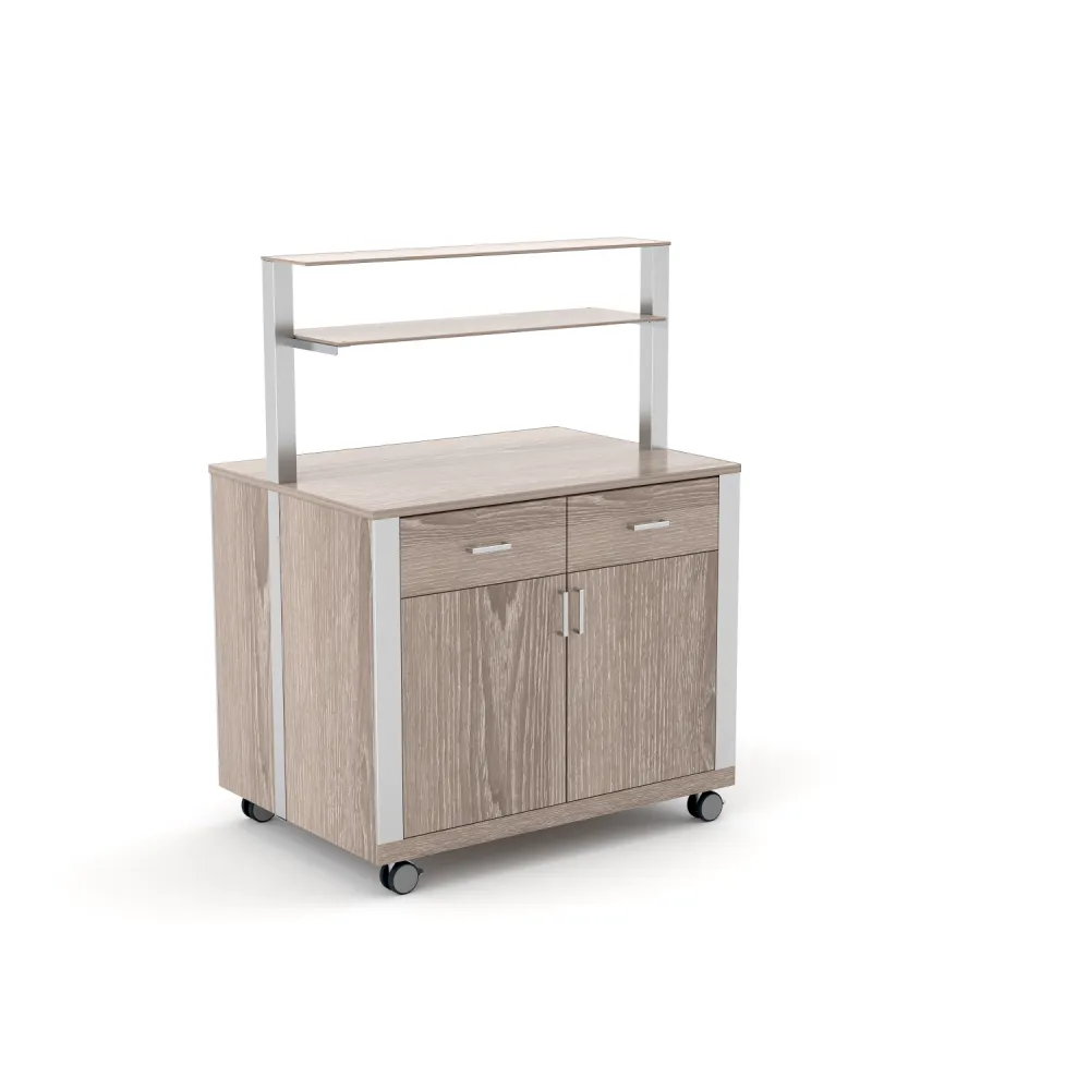 MODULE NEUTRE AVEC ÉTAGÈRES SUPÉRIEURES, PORTES ET TIROIRS ATHENA SAL 2 AL